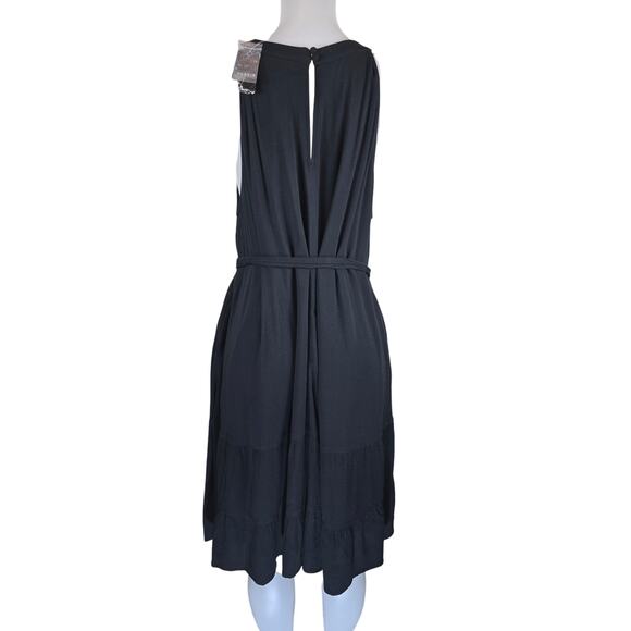 Torrid Black Sleeveless Belted Slip Dress Business Work Dress 3/3X NWT - Picture 3 of 7
